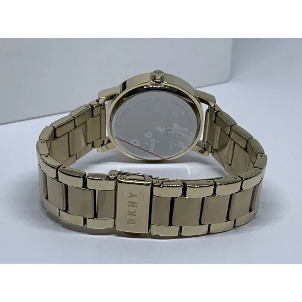 DKNY NY-2343 Ladies Stainless Steel Analog White Dial Quartz Wrist Watch BW135